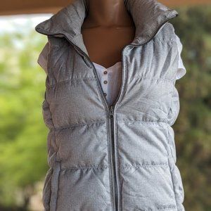 Light Gray Old Navy Puffer vest